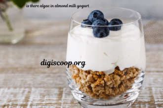is there algae in almond milk yogurt