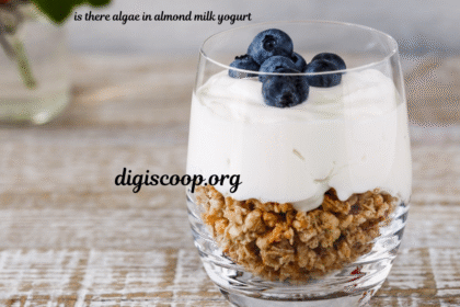 is there algae in almond milk yogurt