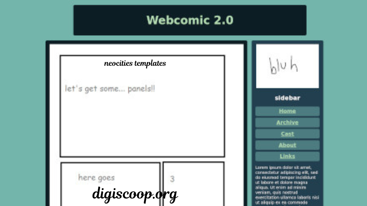 neocities templates
