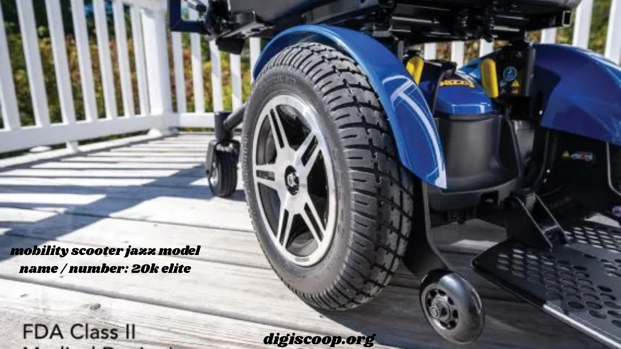 mobility scooter jazz model name / number: 20k elite