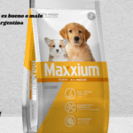 Dog food packaging with branding
