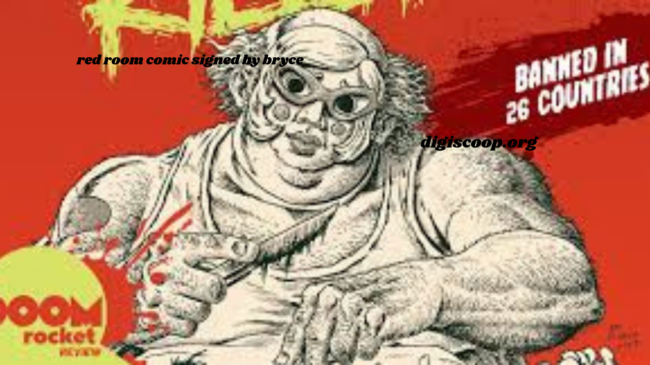 red room comic signed by bryce