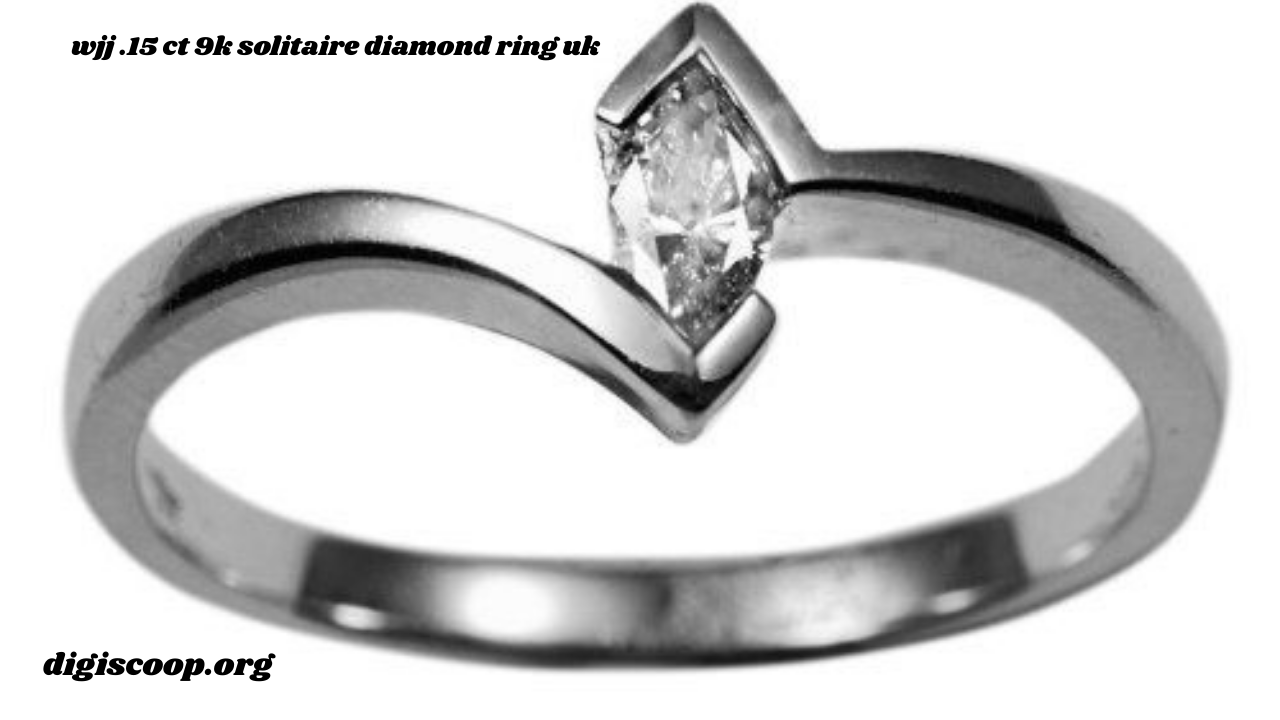 wjj .15 ct 9k solitaire diamond ring uk