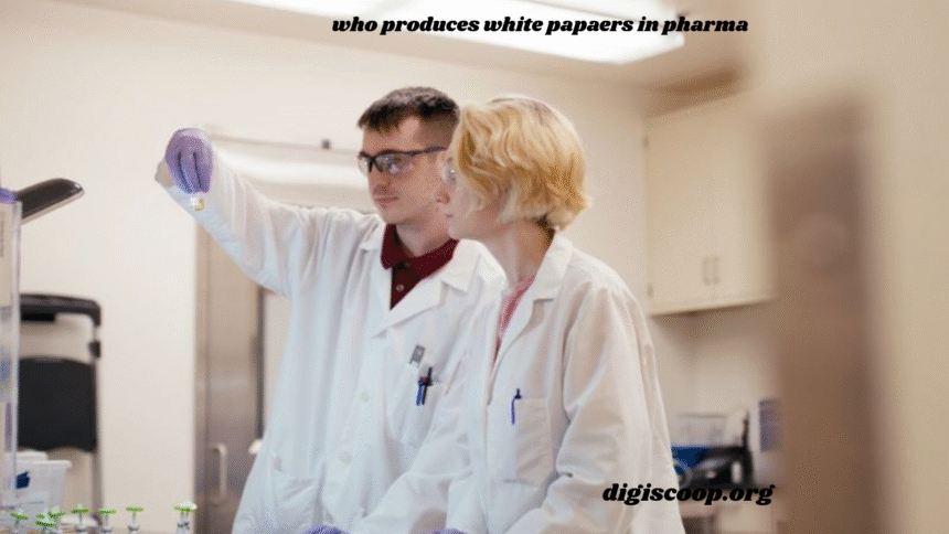 who produces white papaers in pharma