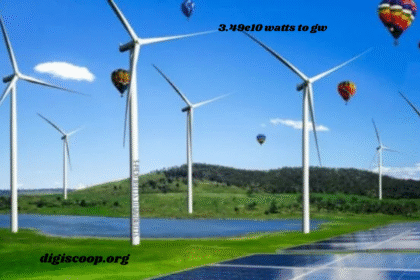 3.49e10 watts to gw